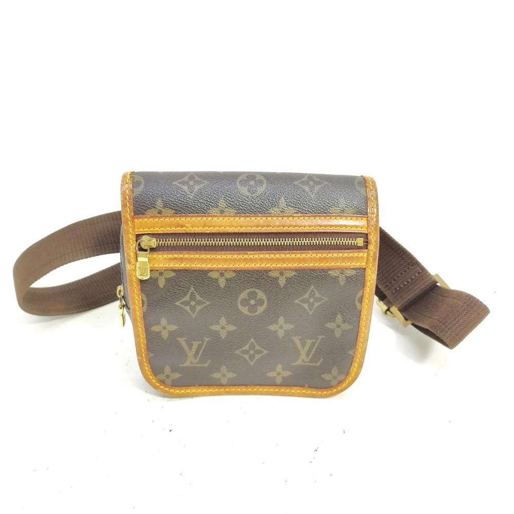 Louis Vuitton LV Shoulder waist bum Bag Pochette Bosphore Brown
Monogram